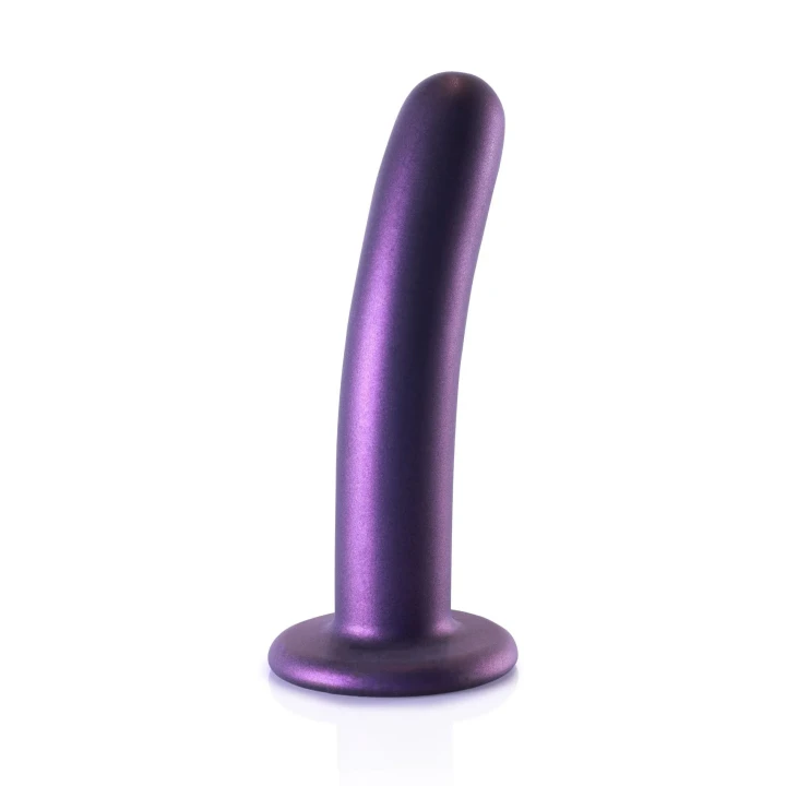 Dildo Ouch! - silikonowe, zakrzywione, 6 cali/14,5 cm z przyssawką