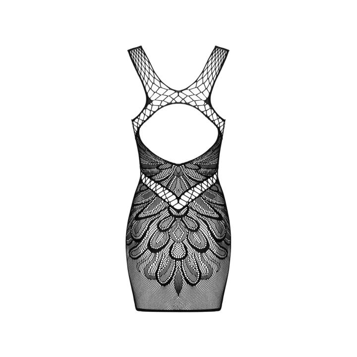 Sukienka D608 OBSESSIVE - Elastyczna dzianina, Wycięcie na plecach, S/M/L