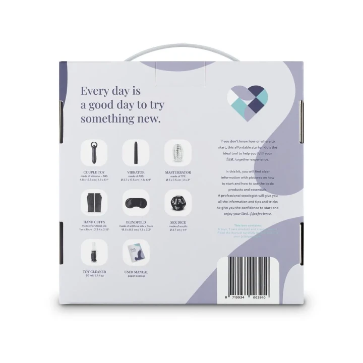 Zestaw zabawek erotycznych dla par Together [S]Experience, z wibratorem i masturbatorem 10 funkcji