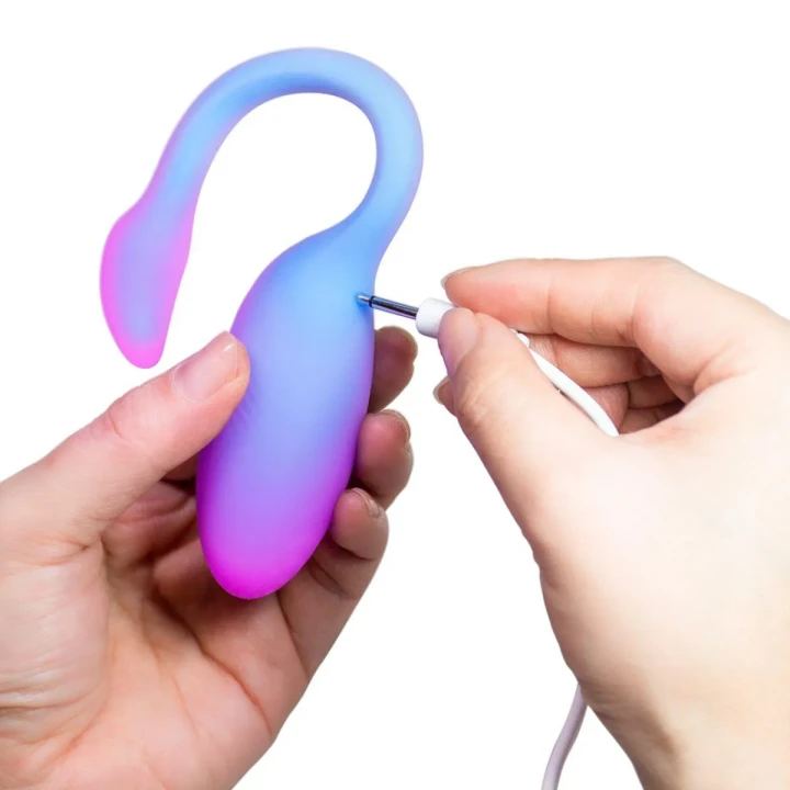Wibrator noszony Magic Motion Flamingo Max — sterowanie aplikacją, squeeze-control, wodoodporny