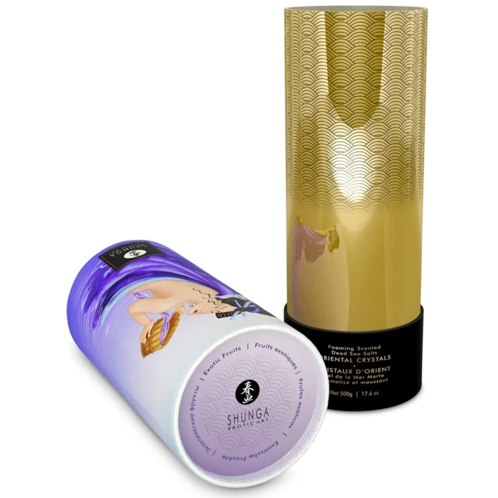 Sól do kąpieli Shunga Oriental Crystals – Kremowa, Egzotyczny Zapach, 100% Sól z Morza Martwego
