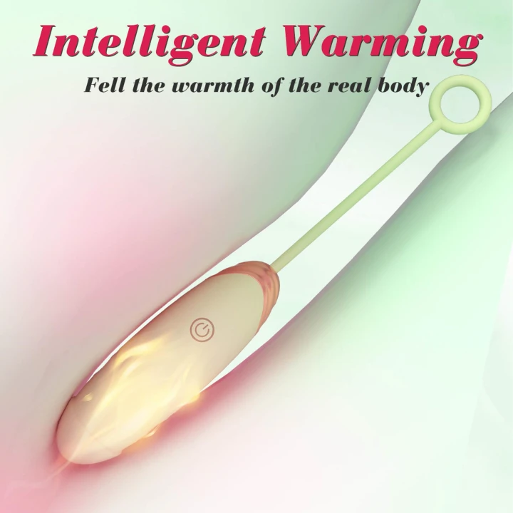 Wibrator silikonowy zdalnie sterowany, 7 trybów, funkcja podgrzewania, wodoodporność IPX5