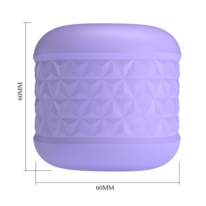 Masturbator dwustronny PRETTY LOVE Cary, teksturowany kanał, kompaktowy 6cm