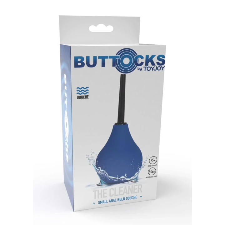 Gruszka lewatywna silikonowa TOYJOY Buttocks 75 ml, ergonomiczna, ABS plastik