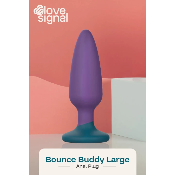 Korek analny (plug) Dreamtoys Love Signal Large — silikon, IPX8, 13×3,1 cm