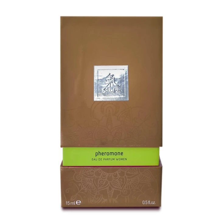 Perfumy feromonowe SHIATSU 15 ml, zapach limonki, zwiększona atrakcyjność kobiet