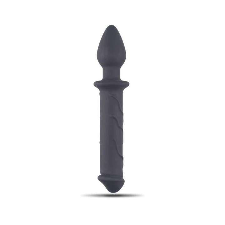 Dildo realistyczne Toyz4Lovers z korek analnym, silikonowe, hipoalergiczne