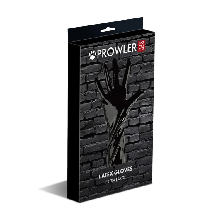 Rękawiczki lateksowe Prowler RED XL - elastyczne, mocne, bezszwowe wykończenie