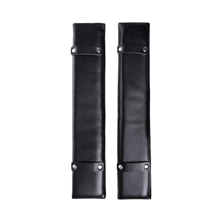 Sling do unieruchamiania nóg Anonymo, PU skóra, z regulowanymi kajdankami, czarny