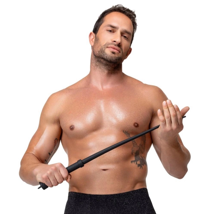 Bicz silikonowy Bad Kitty – pojedynczy kończyk, teksturowana rękojeść, 60 cm