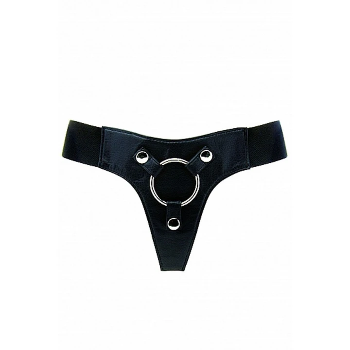 Uprząż elastyczna RealRock z miękkimi paskami do dildo o średnicy do 50 mm