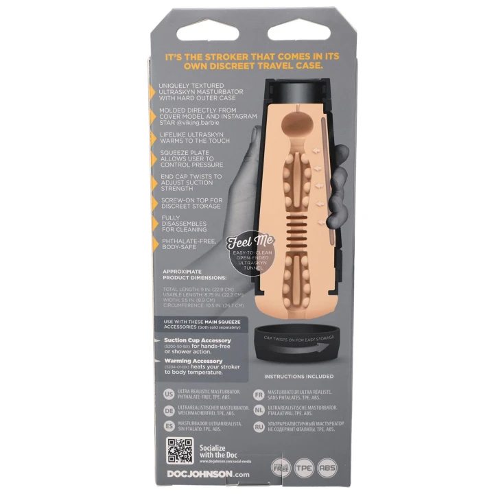 Masturbator – GOSM ULTRASKYN, materiał TPE, struktura wewnętrzna, regulowana intensywność