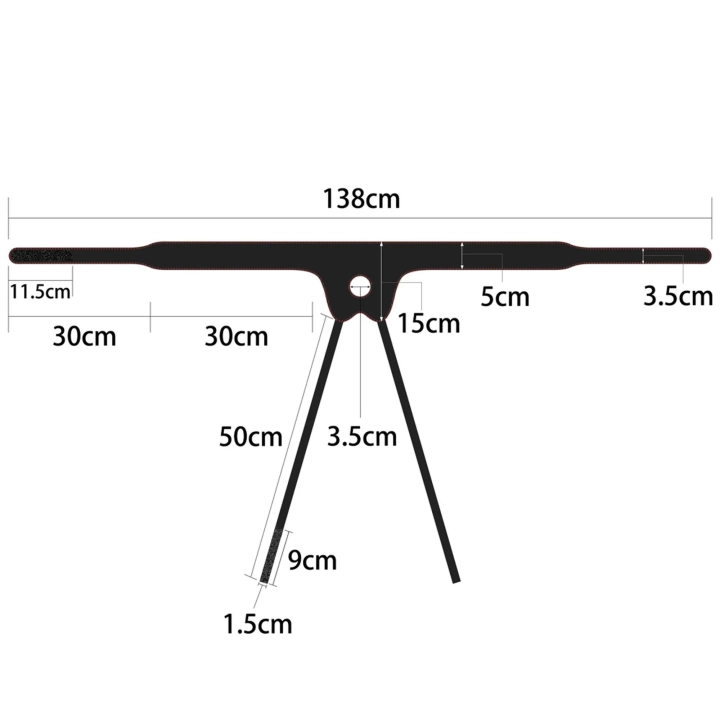 Szelki strap-on polyesterowe, regulowane, z pierścieniem O 1,5 cala, uniwersalne