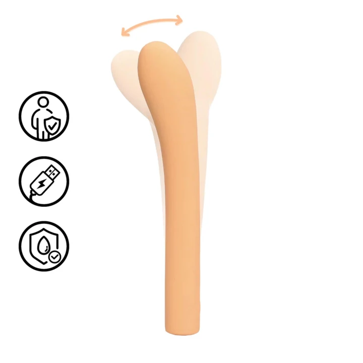 Wibrator punktu G Loveline – ergonomiczny, thrusting, 23,4 cm, silikon medyczny