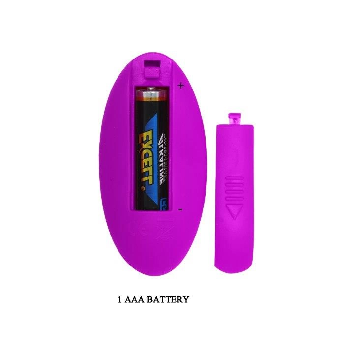 Wibrator PRETTY LOVE Letitia – silikonowy, USB, 10 trybów, pilot bezprzewodowy