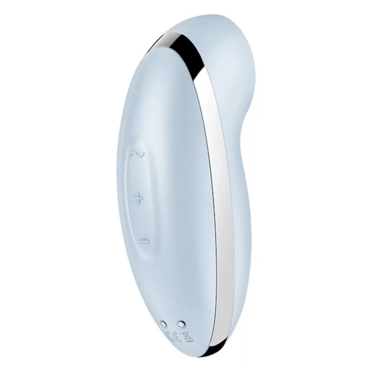 Wibrator klitoralny Satisfyer Tap & Climax 2, silikonowy, wodoodporny, 11 programów