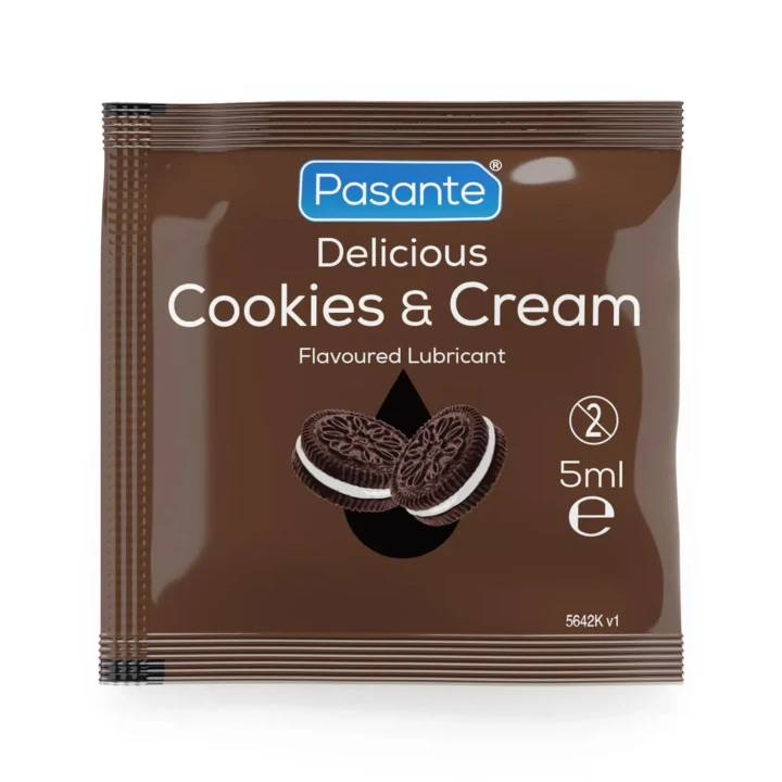 Lubrykanty smakowe Pasante 5ml - Zestaw 144 saszetek, bez parabenów, wegańskie