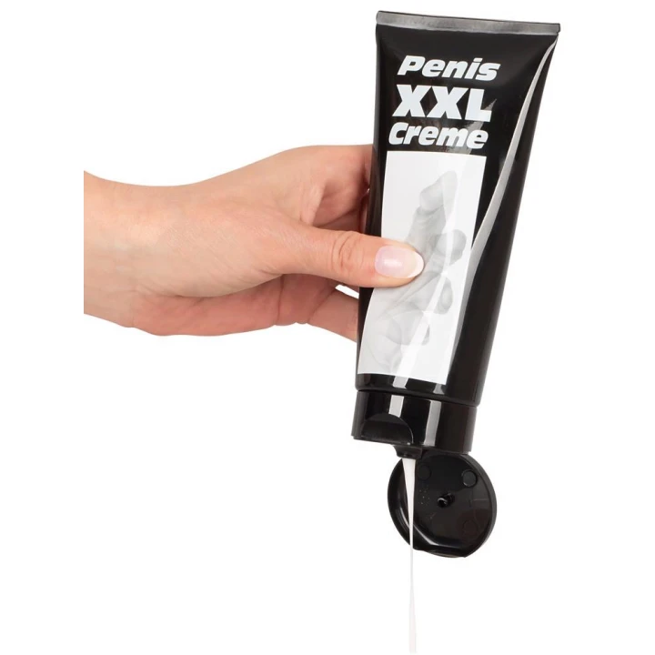 Krem do masażu penisa XXL - wegański, z olejkiem jojoba, 200 ml