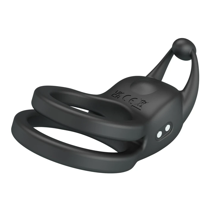 Pierścień wibracyjny, Pretty Love, podwójny design, silikon, 5,7cm