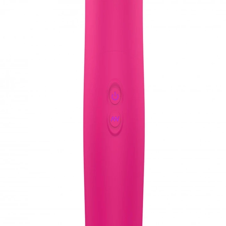Dildo ORGASMIC DOUBLE DO, silikon, 18,4 cm, 9 trybów wibracji, wodoodporny