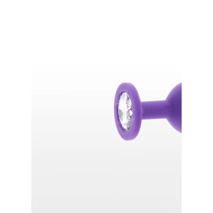 Korek analny TOYJOY Diamond Booty Jewel, silikonowy, średnica 3,5 cm, długość 8 cm