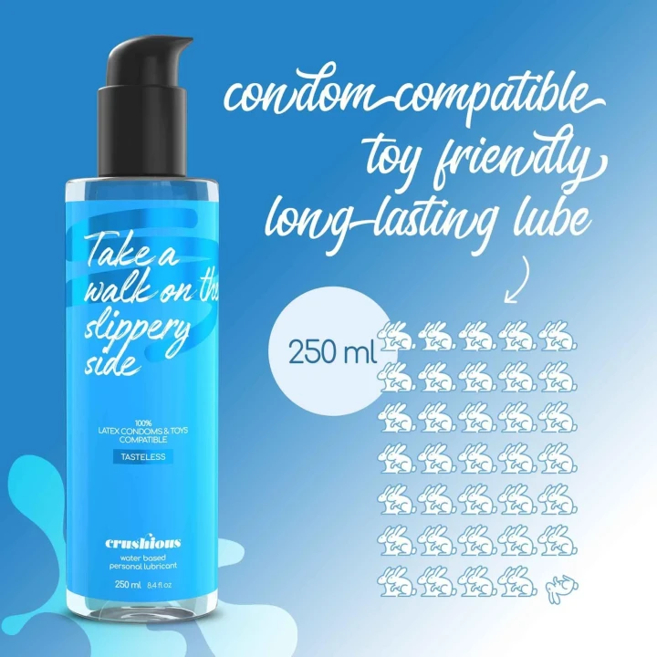 Lubrykant wodny Crushious 250 ml - hipoalergiczny, łatwy w użyciu, dla każdego