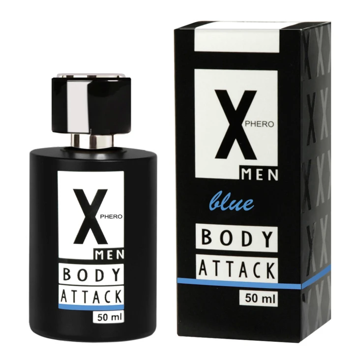 Woda toaletowa dla mężczyzn Aurora Body Attack Blue 50 ml, intensywny zapach męskości