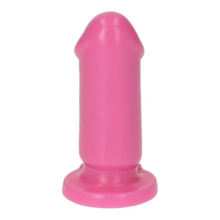 Dildo analny Mio - różowy, 8 cm, przyssawka, wodoodporny