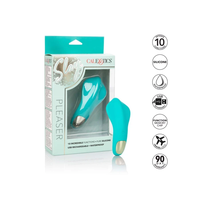 Masażer wibracyjny Slay Pleaser™ - 10 funkcji, wodoodporny, silikonowy