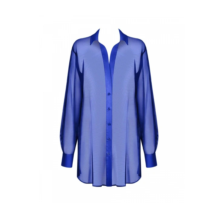 Babydoll Bielizna OBSESSIVE, przezroczysty materiał, satynowe wstawki, komfortowy krój