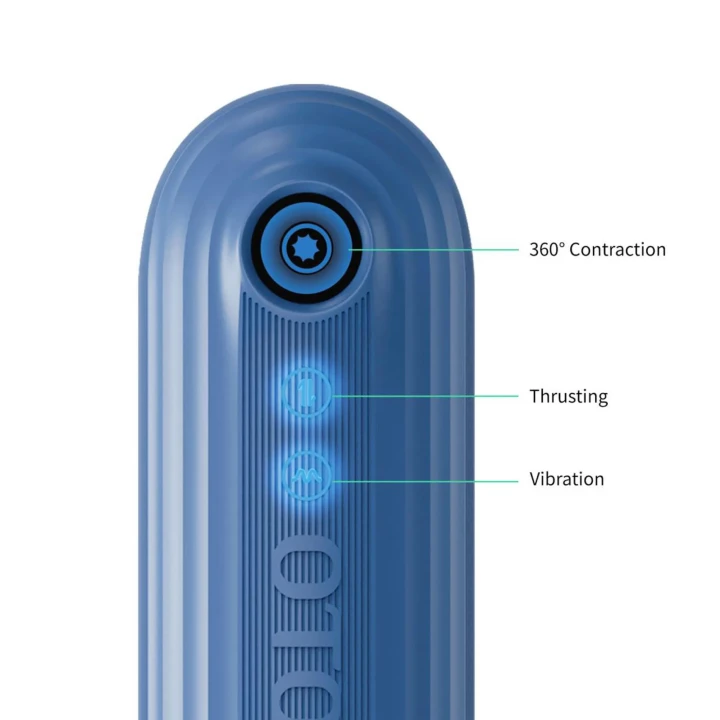 Masturbator wodoodporny OTOUCH Submarine - potrójna stymulacja, 360° ucisk