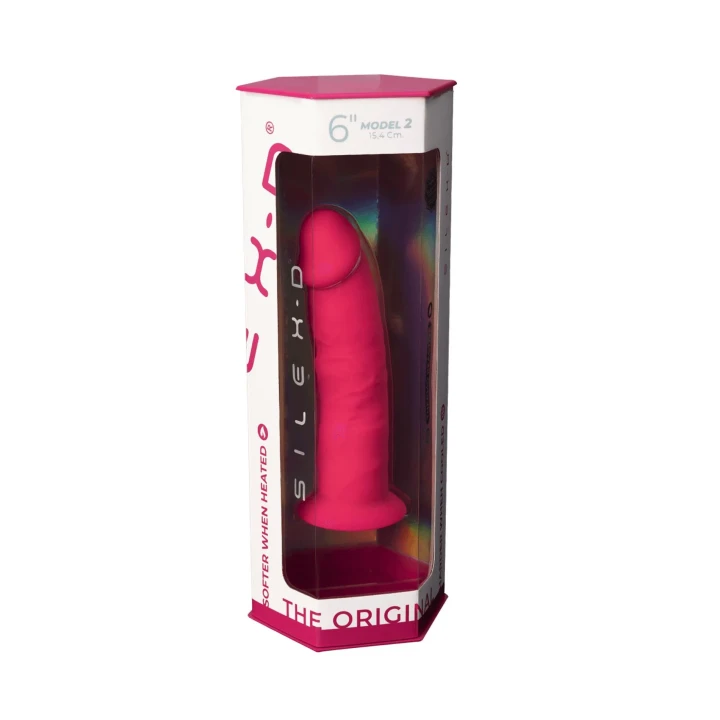 Dildo SilexD Model 2, silikonowy, 15 cm, miękki, hipoalergiczny