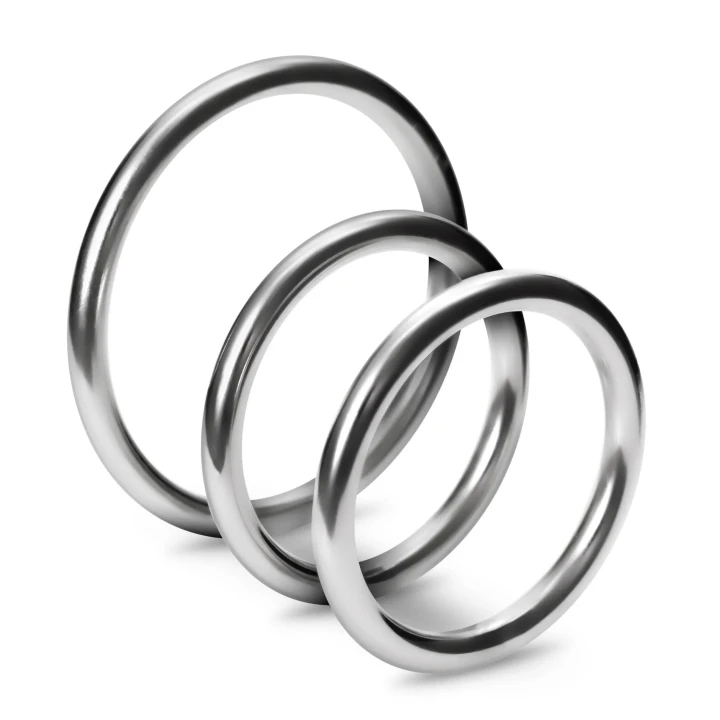 Pierścienie metalowe Crushious, zestaw 3 szt., średnica 3,8-5 cm, do zabawy temperaturą