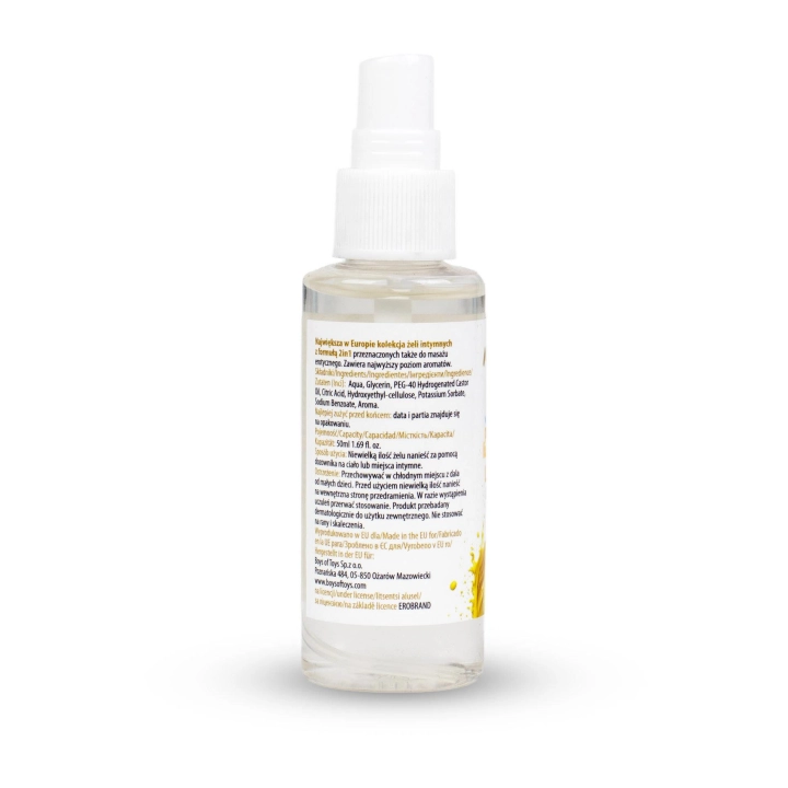 Żel intymny i do masażu MyLove Aroma Series, cytrynowy, wodny, 50 ml