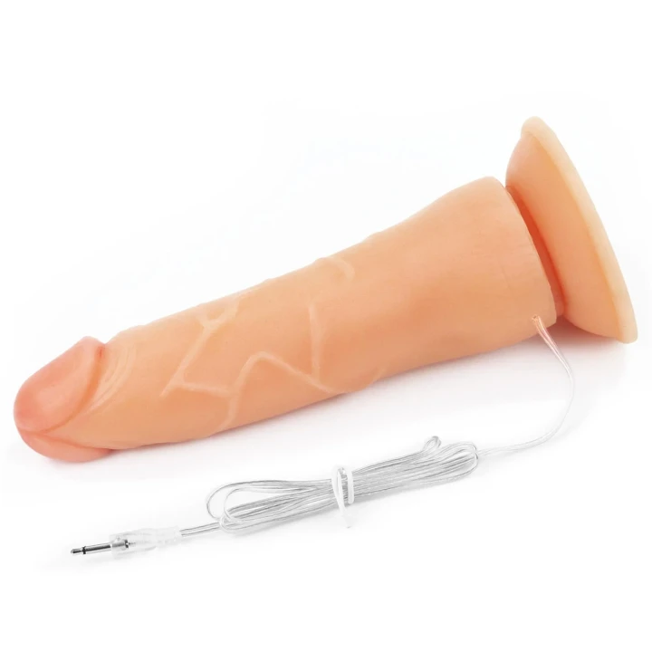 Dildo Vibrating Easy Strapon 7.5'' - TPE, 2 prędkości wibracji, ergonomiczna uprząż