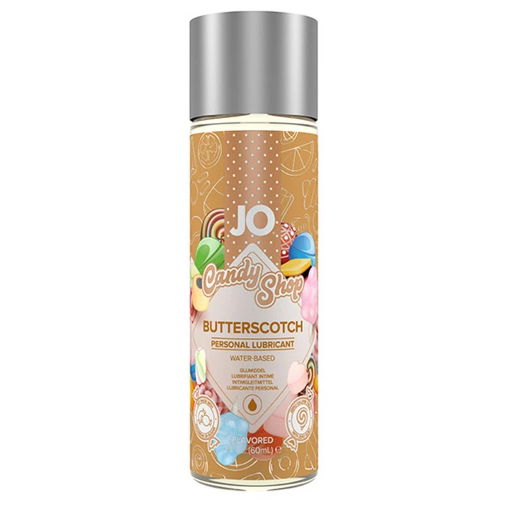 Lubrykant - System JO Candy Shop H2O Butterscotch 60 ml, bezcukrowy, na bazie gliceryny