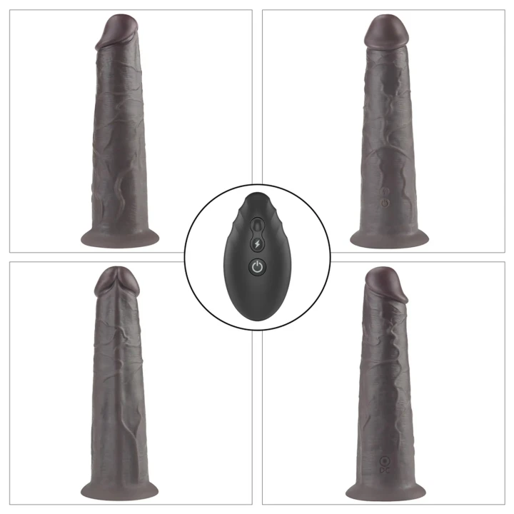 Dildo Lovetoy Nature z platynowego silikonu, 10 trybów wibracji, zdalne sterowanie