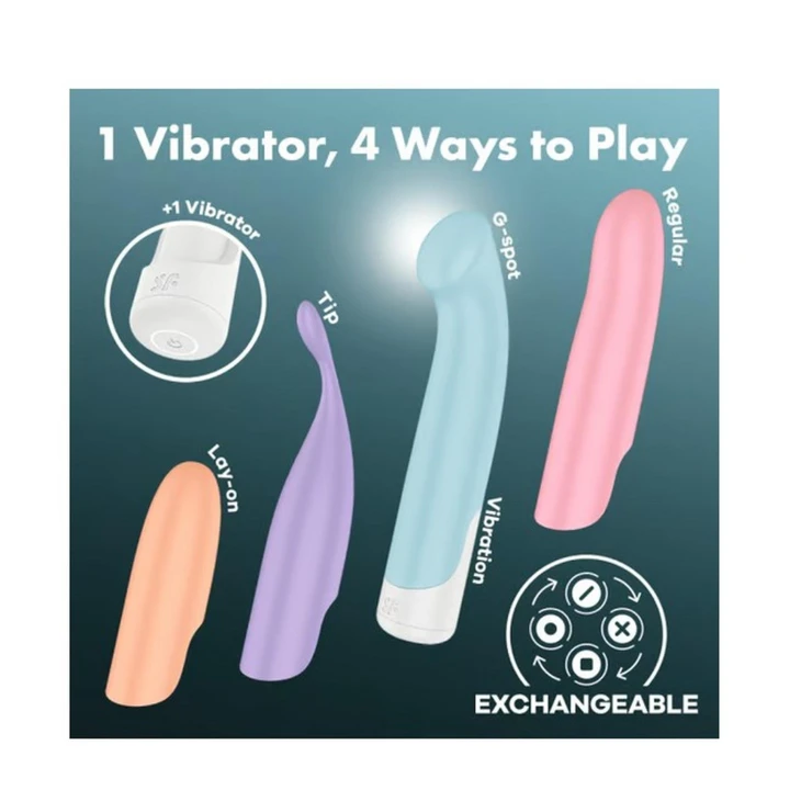 Wibrator wielofunkcyjny Satisfyer Playful Four - 12 programów, wodoodporny, silikon medyczny