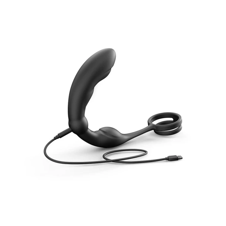 Masażer prostaty P-RING, silikonowy, zdalnie sterowany, wibracje, 18,2 cm