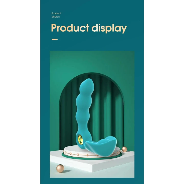 Masażer prostaty Angelo, silikonowy, wibrujący, wodoodporny, 36 trybów wibracji