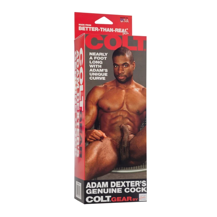 Dildo COLT Adam Dexter, PVC, 21.5 cm, realistyczny kształt, wodoodporny