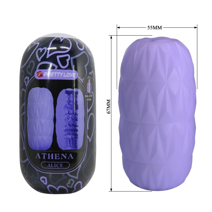 Wibrator do masturbacji PRETTY LOVE ATHENA, TPR, wodoodporny, rozciągliwy