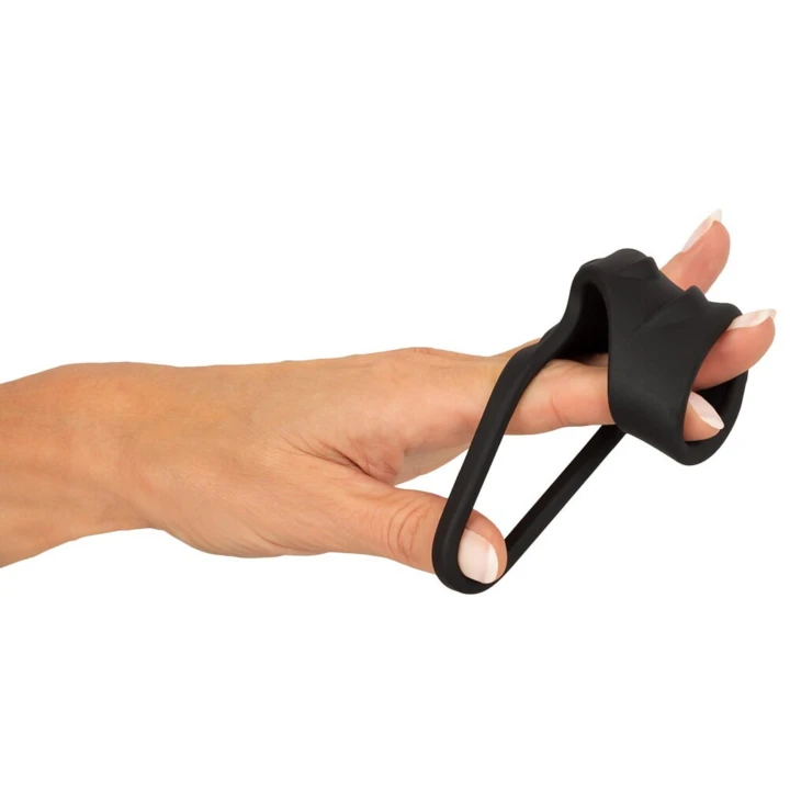 Mankiet na penisa Erecto z pierścieniem, silikon, rozmiar wewnętrzny 3-4,2cm