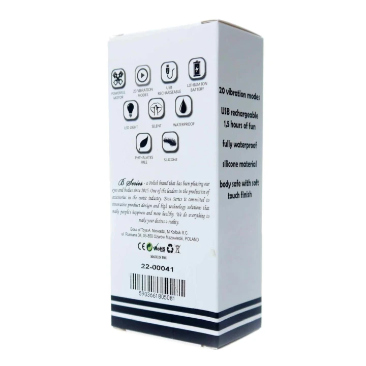 Masażer Mini USB - Wodoodporny, Silikonowy, 20 Funkcji, Ergonomiczny Uchwyt