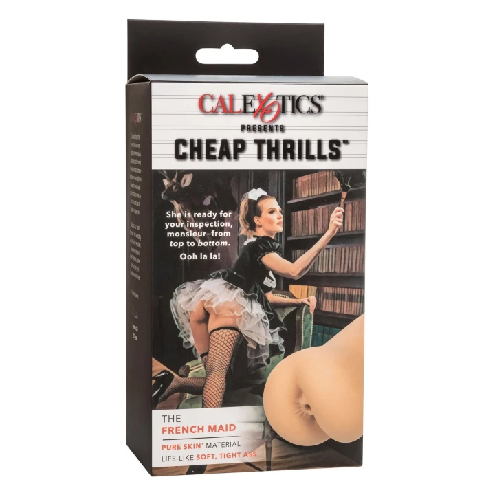 Stroik masturbacyjny Cheap Thrills French Maid, TPE, 14 cm, wodoodporny
