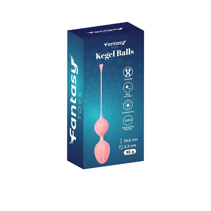 Kulki Kegla silikonowe, 3,3 cm szerokości, 19,5 cm długości, 95 g, elastyczne