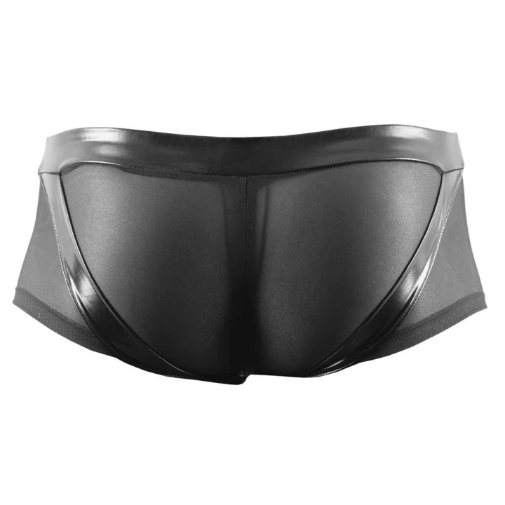 Spodnie męskie z cock ringiem - Powernet 90% poliamid, wet look, jockstrap
