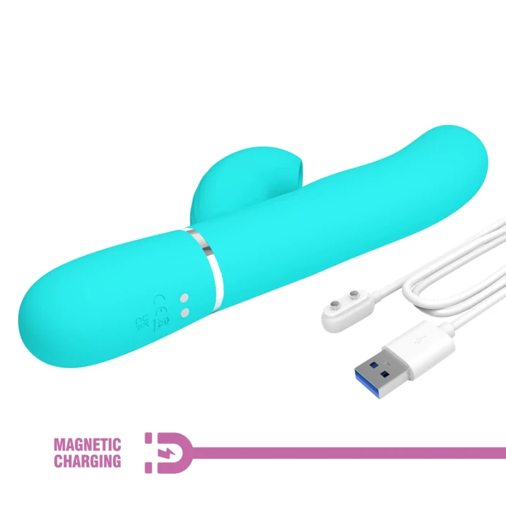 Wibrator Rabbit PRETTY LOVE, 7 funkcji uderzeniowych, 7 trybów stukania, wodoodporny