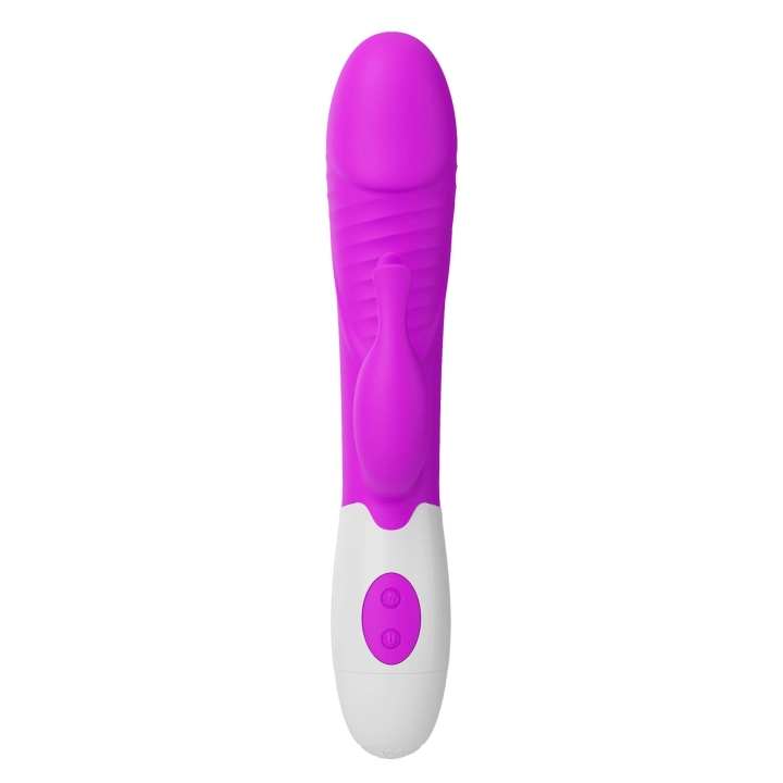 Wibrator króliczek Pretty Love Rasmussen Pink, 30 trybów, zasilanie bateryjne