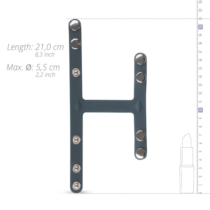 Rozdzielacz piłek silikonowy Boners T-shape, regulowane pierścienie, terapeutyczne zastosowanie